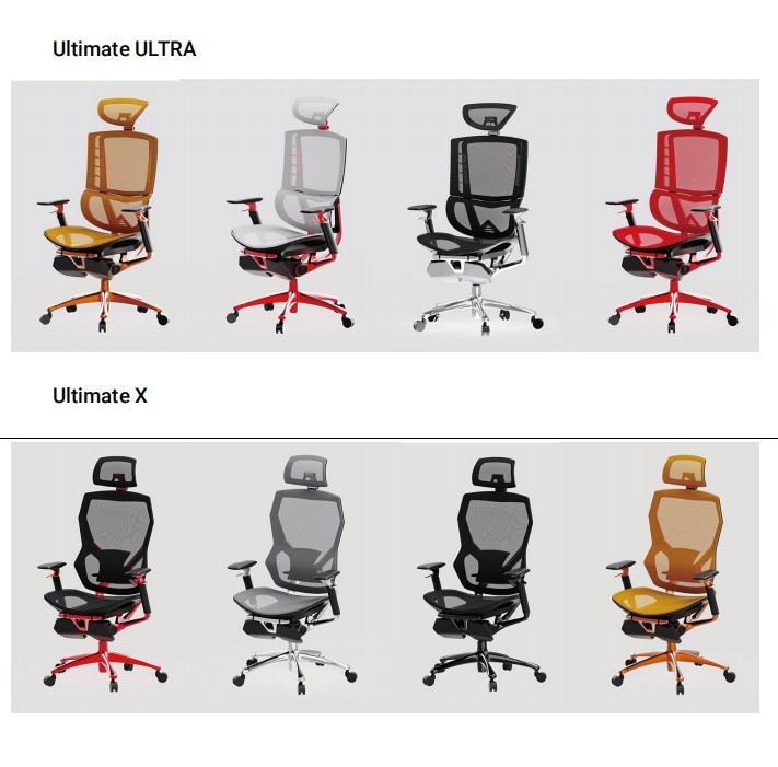 Leather Game Home Mesh Mid Back Ergonomic Office Chair