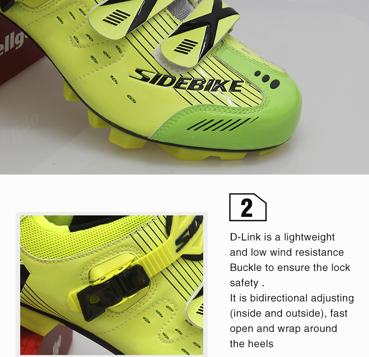 Microfiber Upper Mens MTB Cycling Shoes High Reliability With CE / ISO Certification