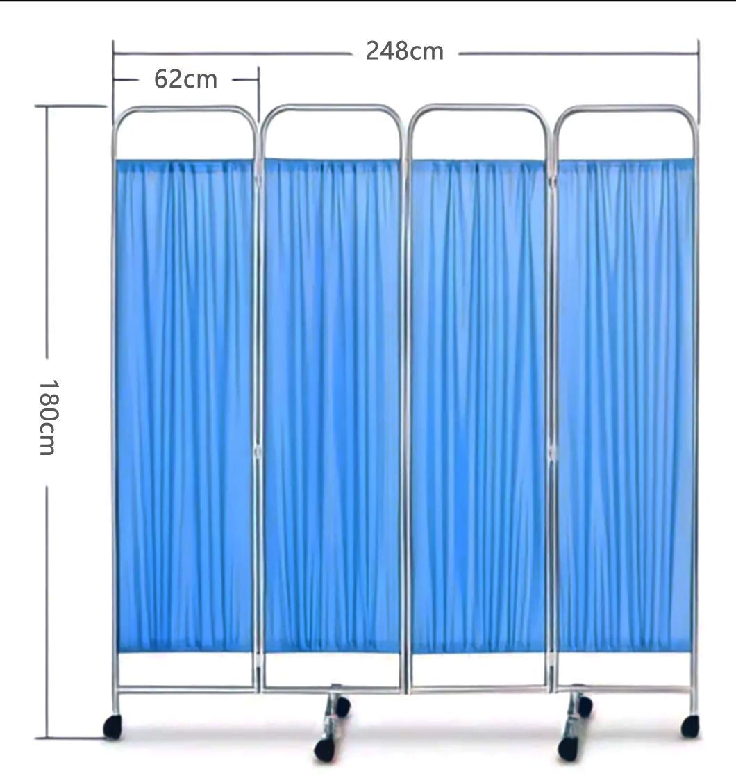 Partition Ward Portable Bed Screen Movable Hospital Curtain in Emergency Room Medical Curtains
