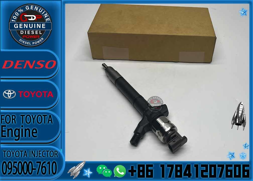 Diesel Fuel Engine Injector 095000-7610 23670-09260 095000-7630 23670-0R170 for Toyota Avensis 2.2 D 2AD-FTV