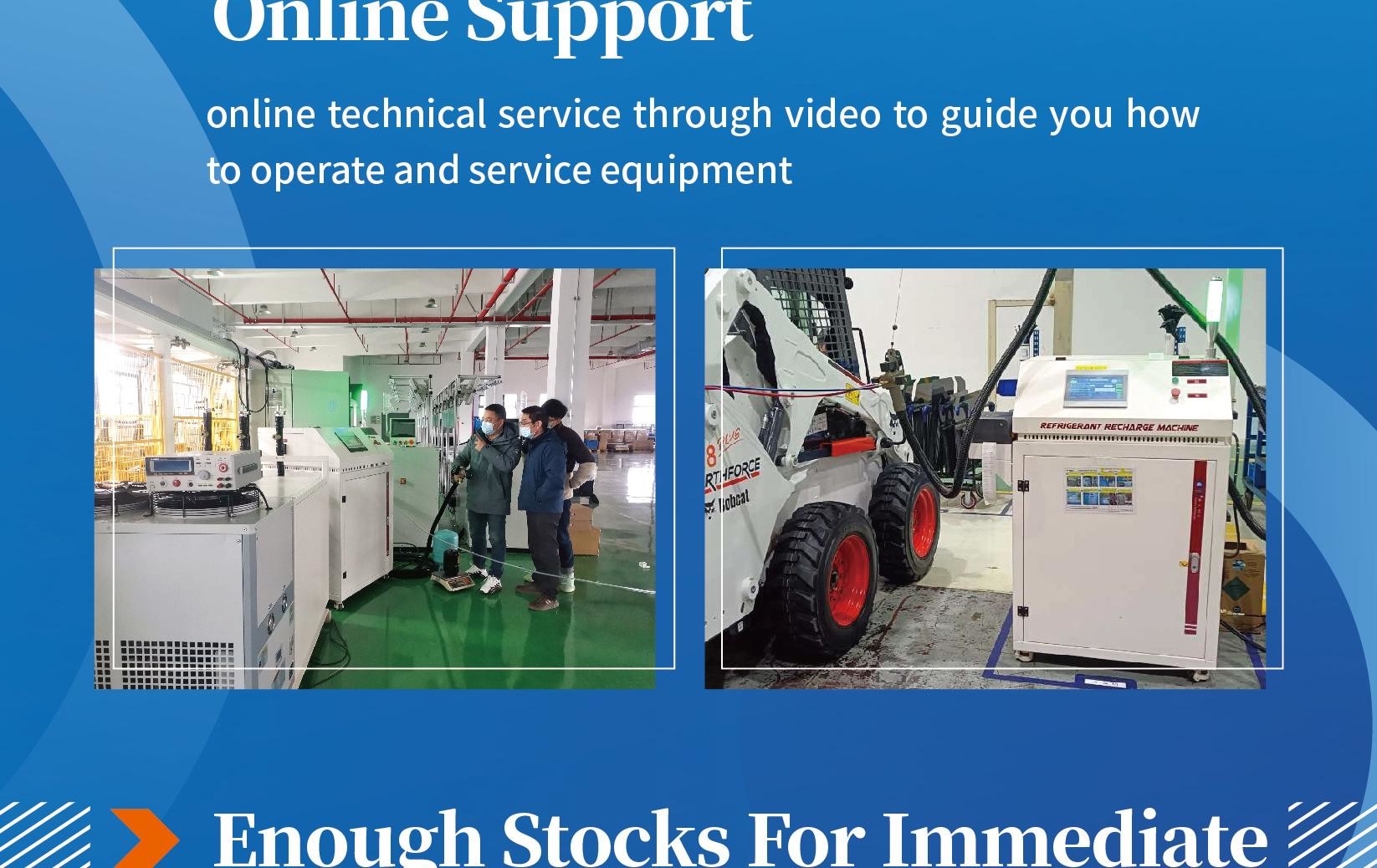 PLC Refrigerant Gas Filling Machine R134a R410a Automatic AC Recharge Equipment