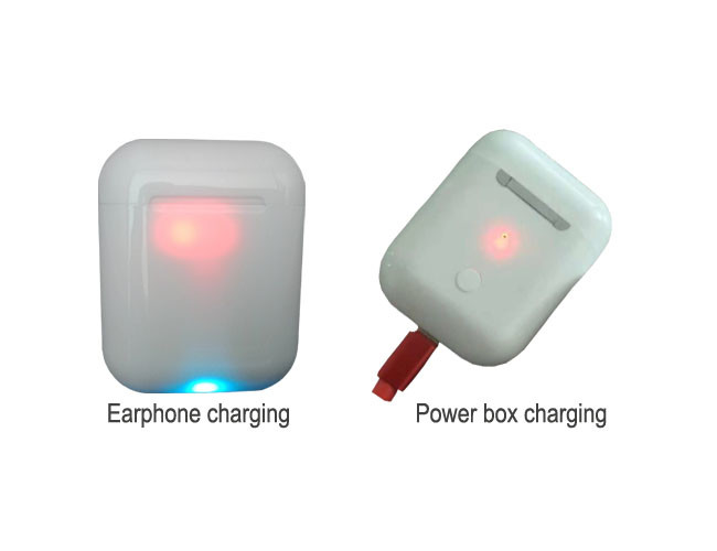 Quick Charge Apple Bluetooth Earbuds , Auto Connected Apple Wireless Earphones