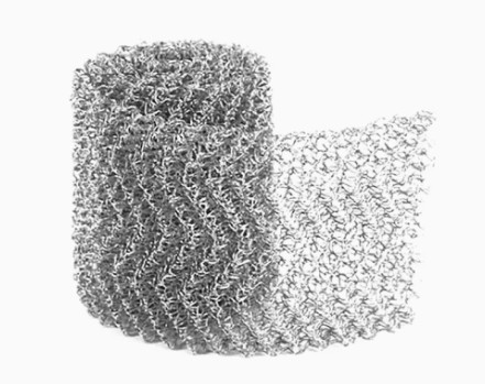 Corrugated Flat Knitted Stainless Steel Wire Mesh Tape for 99% Filtration