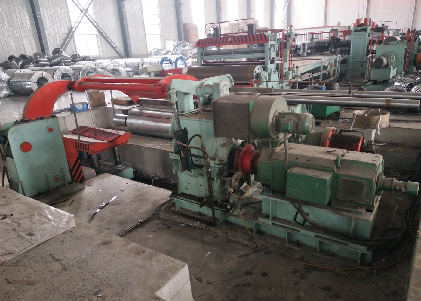 Automatic High Speed Precision Steel Coil Slitting Line 1500mm Coil Width
