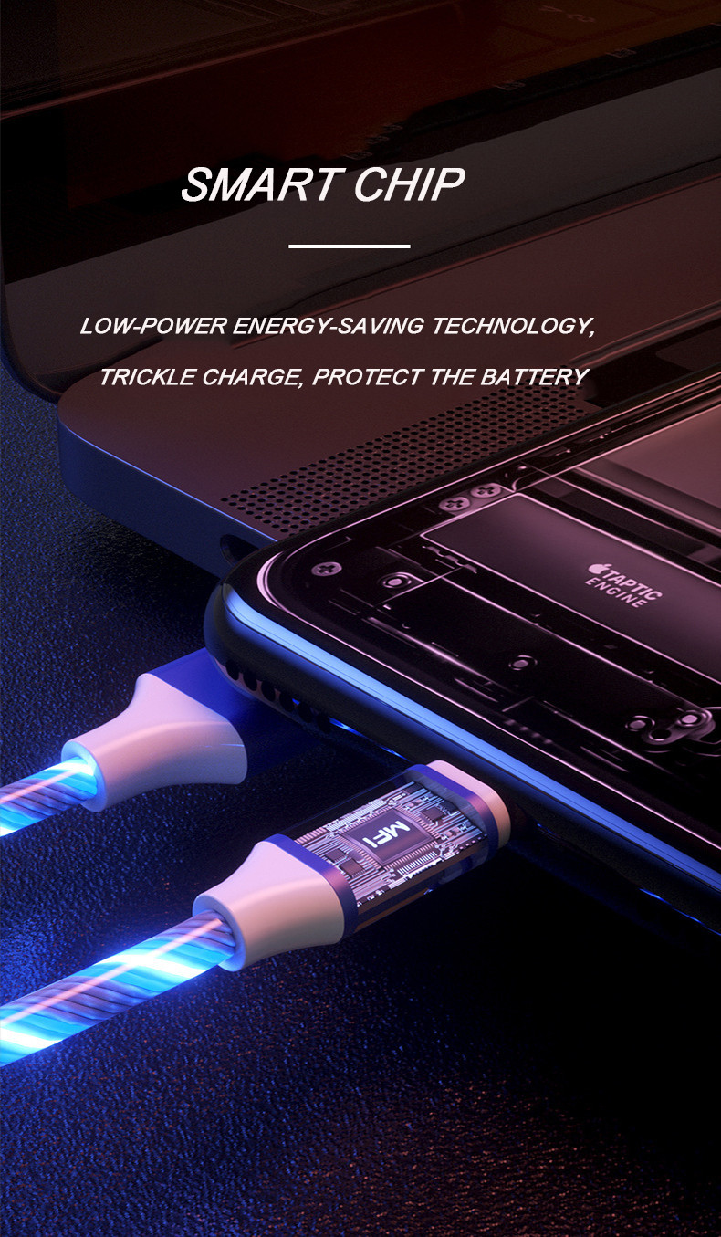 1.2m USB Data Transfer Cable 3 In 1 Fast Charging Transfer Data