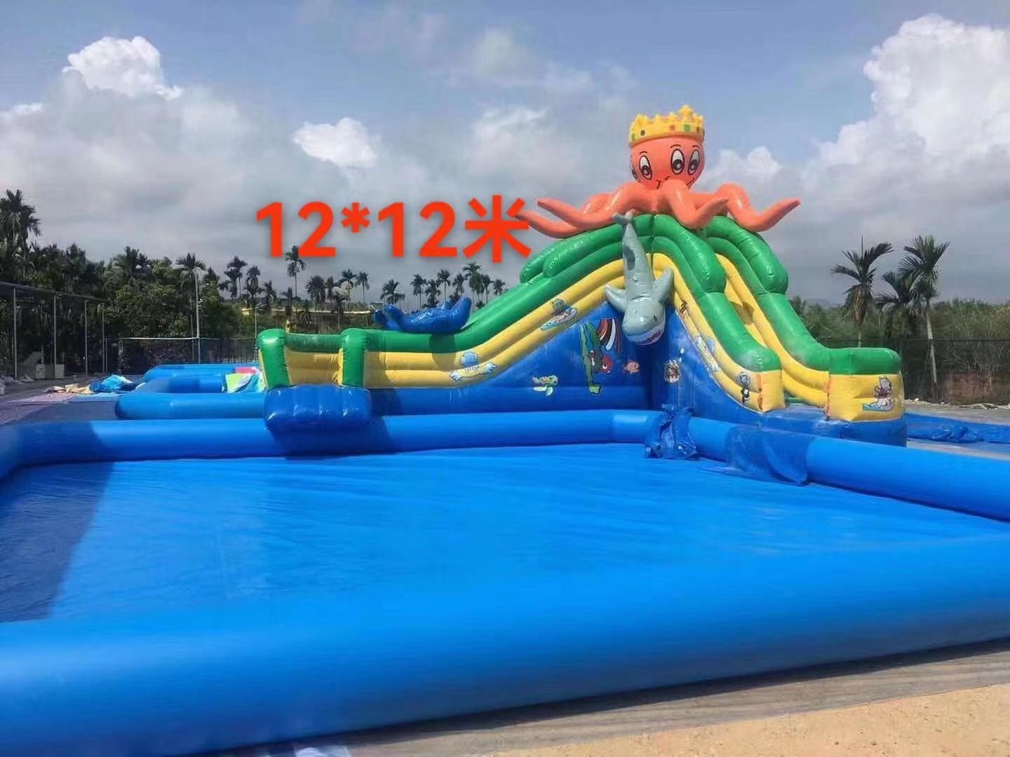 Customized PVC Inflatable Swimming Pool and Slide for Ultimate Water Play