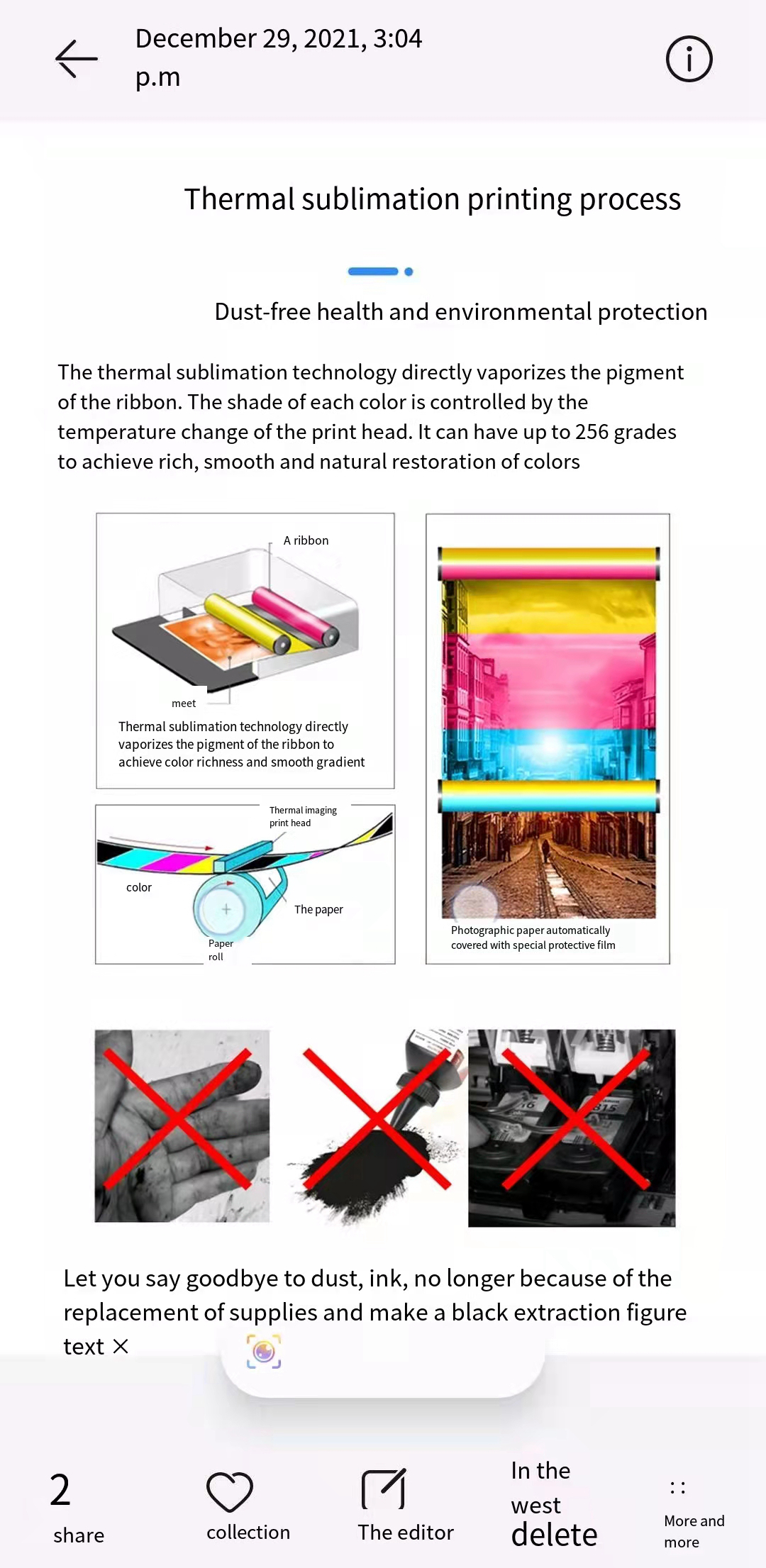 Black Print Speed of 1 P525L Hiti Photo Printer for Dye Sublimation Photo Printing