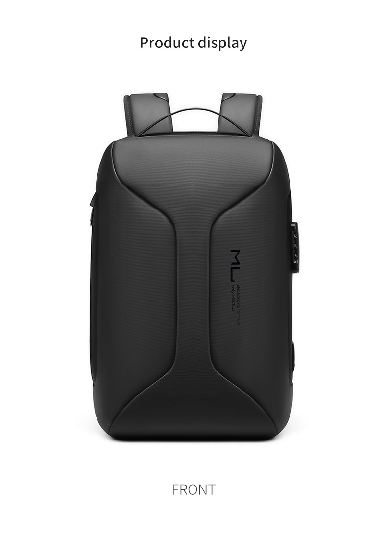 MingLu High quality new bag usb charging anti theft men waterproof bagpack backpack bag laptop backpack for men