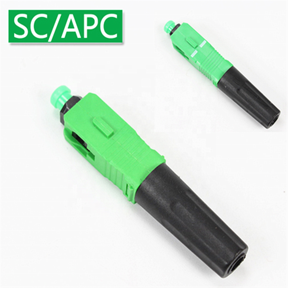 Fiber optic SC/APC fast connector 55mm