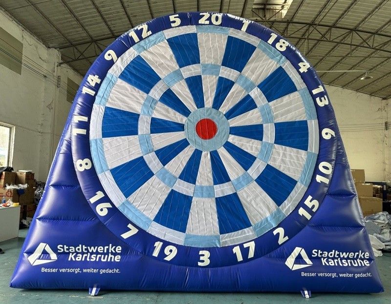 Carnival Games Inflatable Football Dart Board PVC Soccer Dart Board Football Dart For Rental