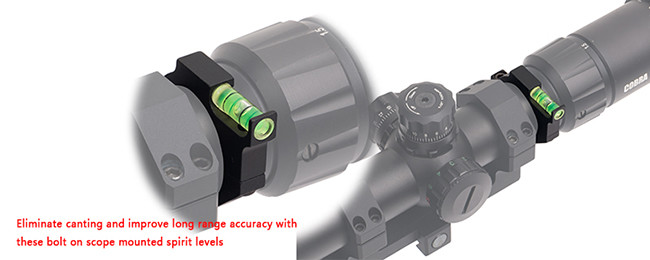 Outdoor Hunting Riflescope Bubble Level Spirit For 30mm Tube Riflescope Sight Ring Mount