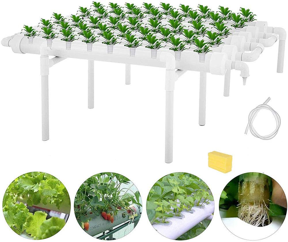 Customize PVC NFT hydroponic pipe for water planting tube in round rectangular shape