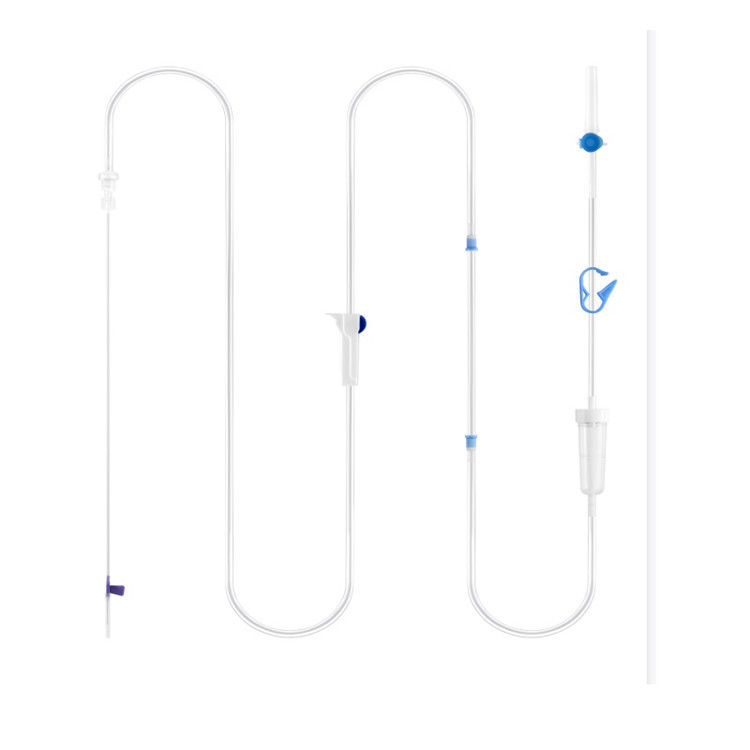 Medical Disposable Blood Infusion Set Transparent 150cm Length