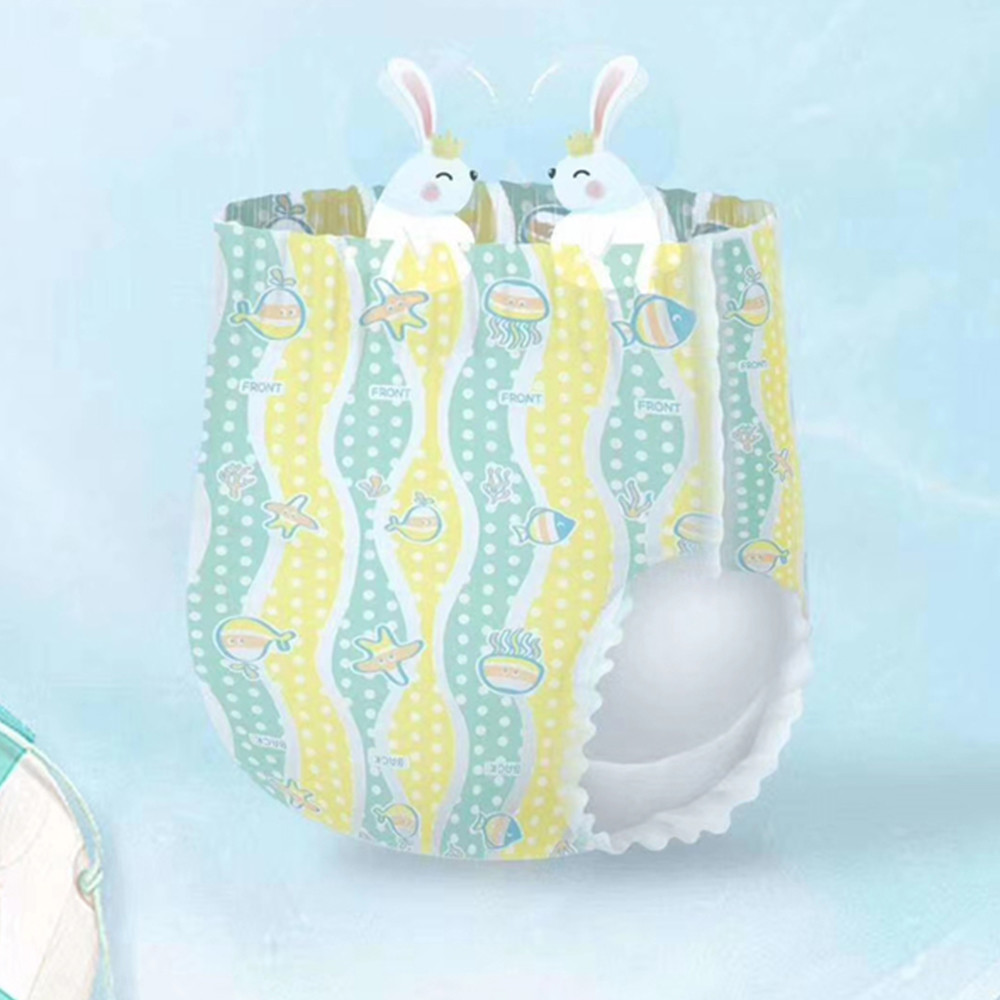 Color Printed 35lbs Disposable Swim Diapers 3D Leak Guard Fluff Pulp