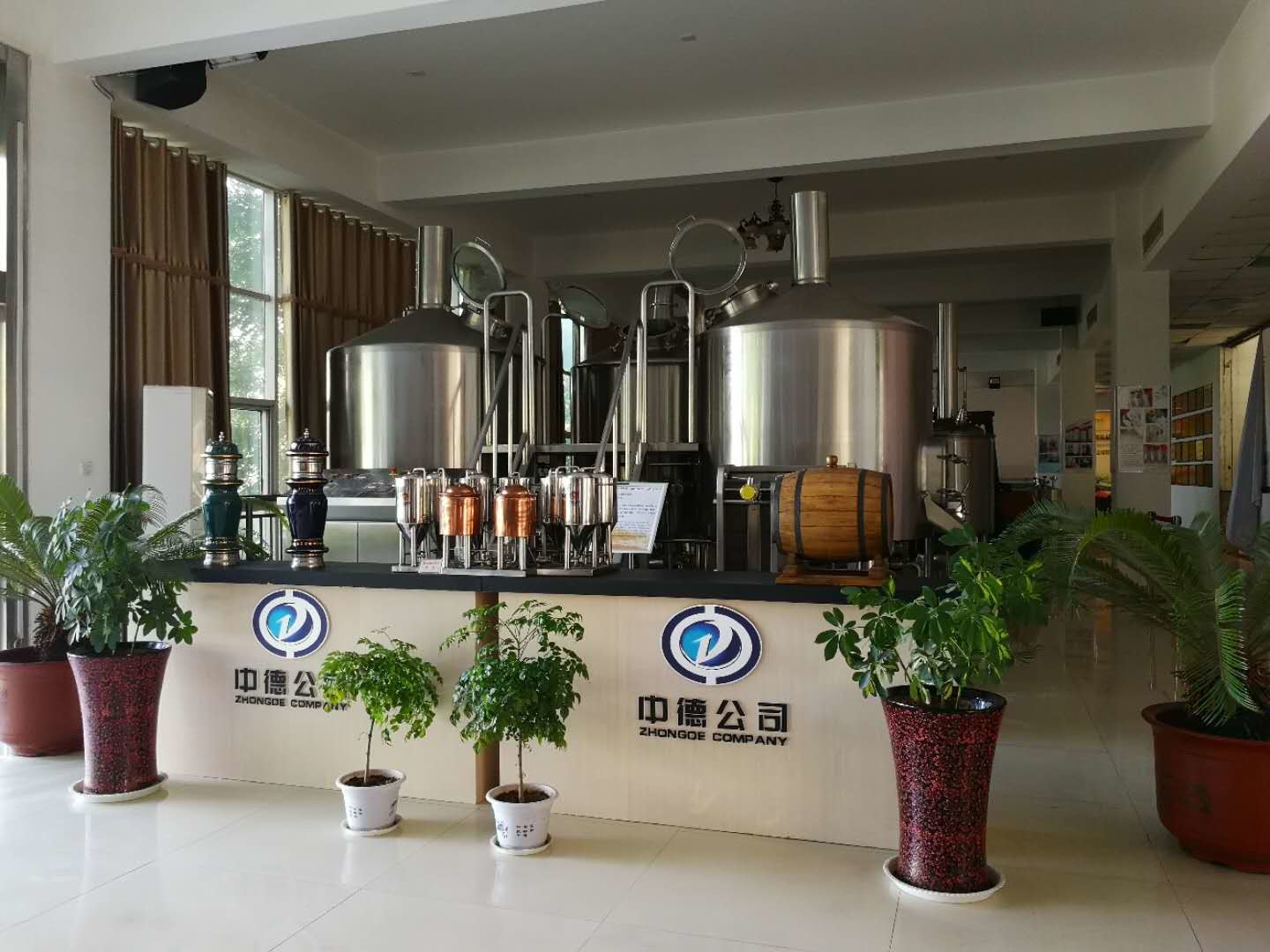 500L Automatic Craft Beer Brewing Equipment Electrical Or Steam Boiler