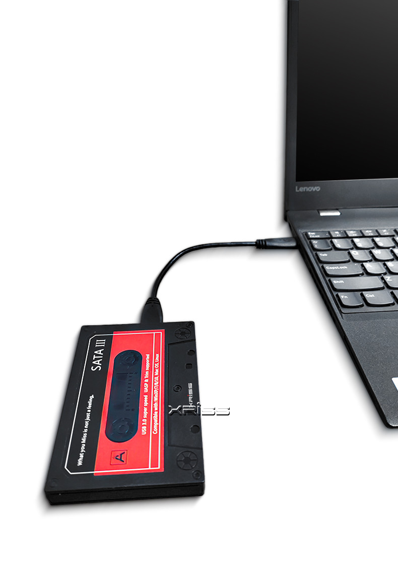 YPH03 External Hard Drive Enclosure Usb 3.0 Type C Sata 2.5 Inch