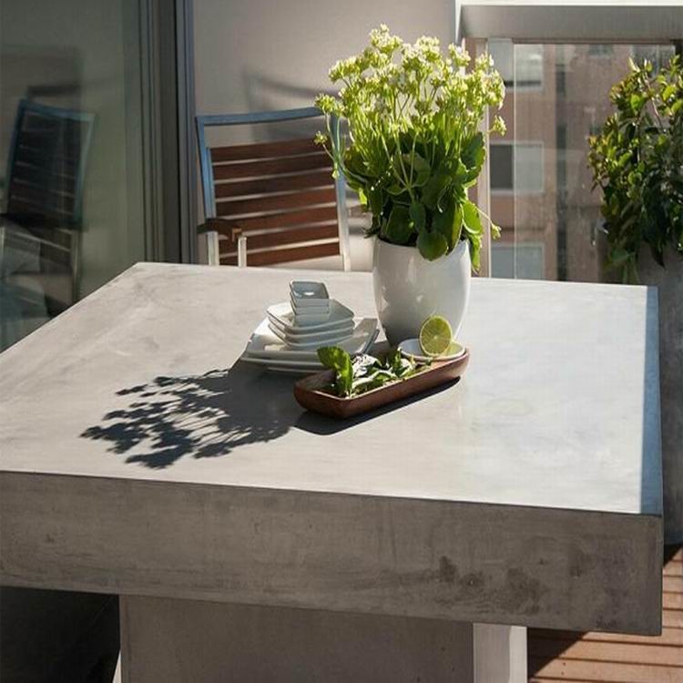 Customized Cement Furniture Living Room Table Concrete Furniture Side Table Modern Round Concrete Coffee Table
