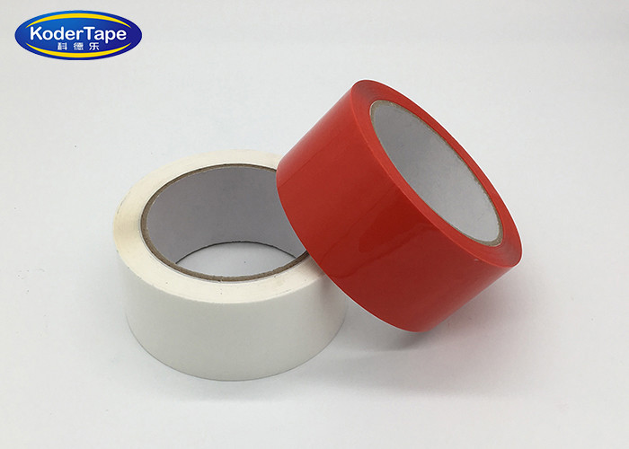 Colored Packing Tape , Red Color Bopp Adhesive Tape Within 1500mts Is Workable