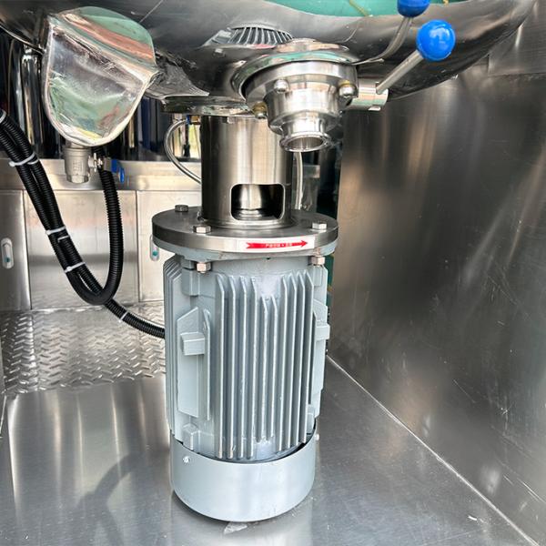 Vacuum Homogenizing Emulsifying Machine With Automatic Material Suction Mature Technology Forging Quality Is Guaranteed