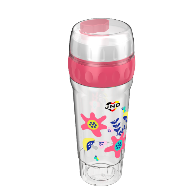 Convenient Dosage Control Plastic Bottle for Carrying Powder Eco-Friendly and Durable