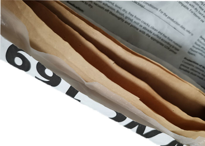 Industrial Material Multiwall Kraft Paper Bags Large Capacity Strong Load Bearing