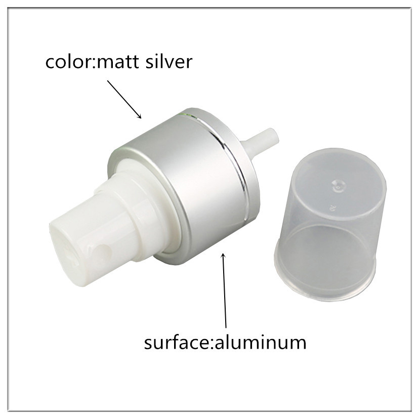 Aluminum Matt Silver Fine Mist Sprayer Recyclable Eco Friendly