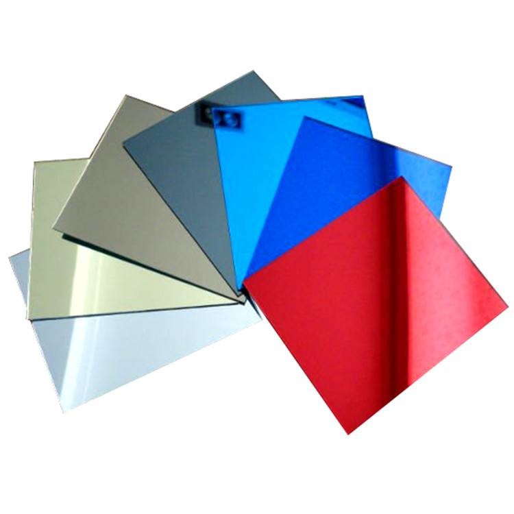 Laser Cutting 0.8mm Silver and Gold Colors Plastic 1/8 Mirror Acrylic Sheet