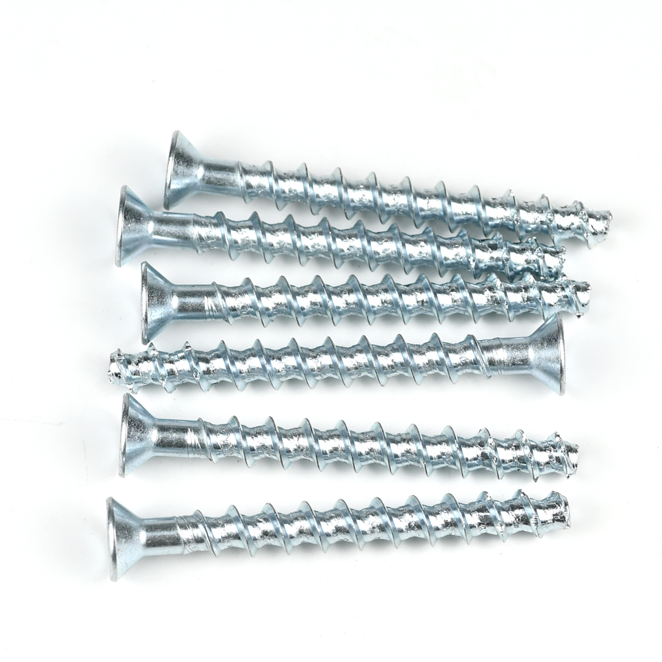 SUS410/SUS410 SUS304/10B21/1022 Hex Socket Csk Head Concrete Screw for Concrete Building
