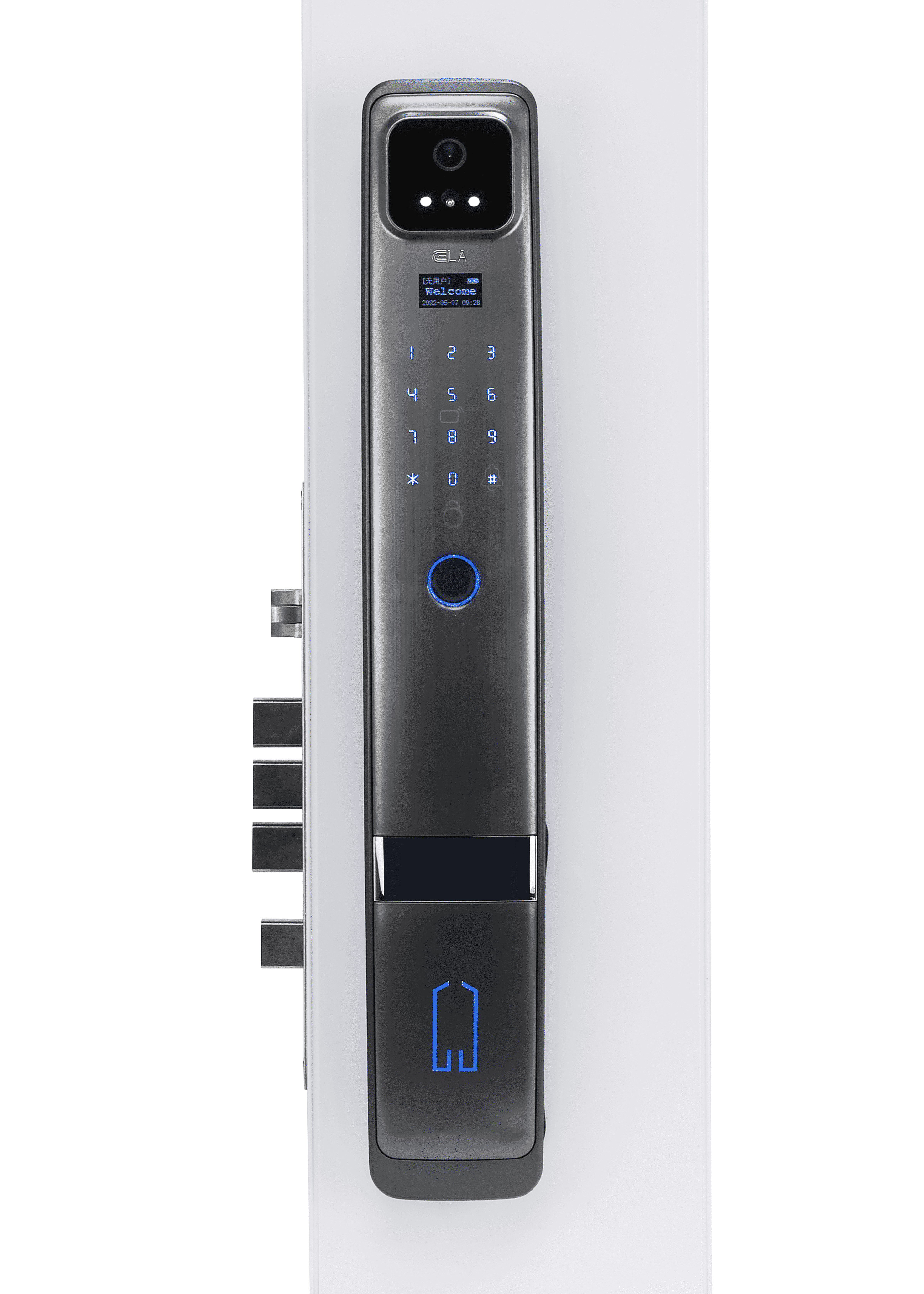 Home Face Recognition Door Lock System With Aluminum Alloy Panel / Handle