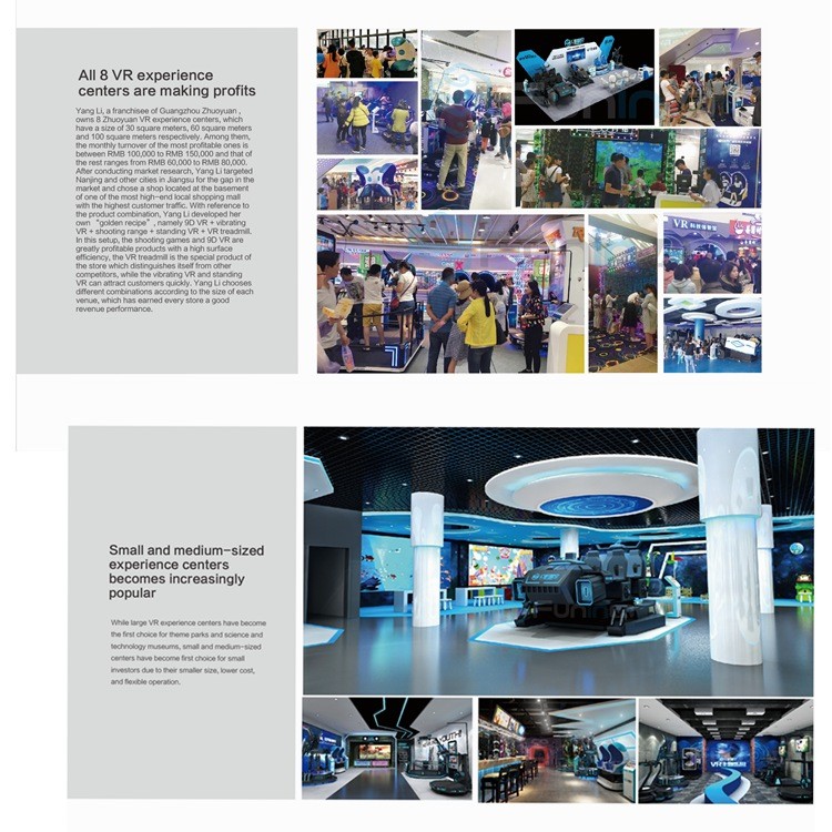 Standing Up Comfortable Vibration Experience One Player VR Game Machine , Kids 9d Cinema Simulator