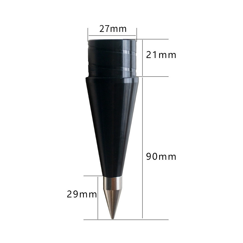 Urvey Range Rod Prism Pole Point Tip With 5/8 Internal Thread GPS RTK Centering Surveying Accessories Carbon Tube Point