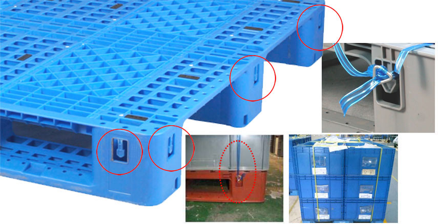 1100*1100mm Plastic Pallet PP Heavy Duty Stackable Injection Reusable Plastic Pallet