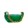 Buy cheap Quilted Green Womens Leather Bag OEM Thick Chain Shoulder Bag from wholesalers