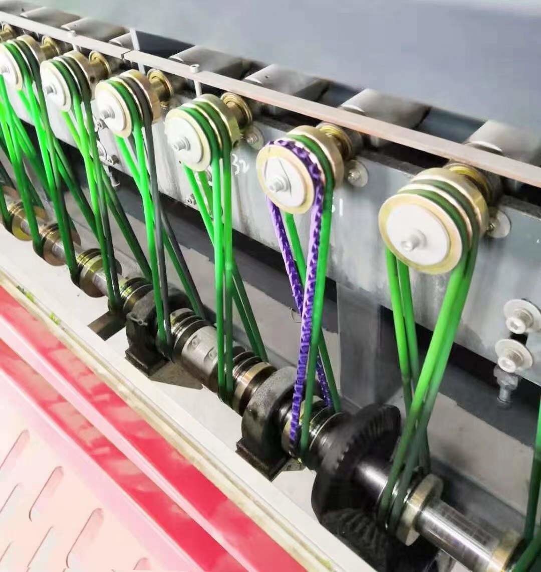 PU belt O Ring Shape Round Driving Belts for glass tempering furnace