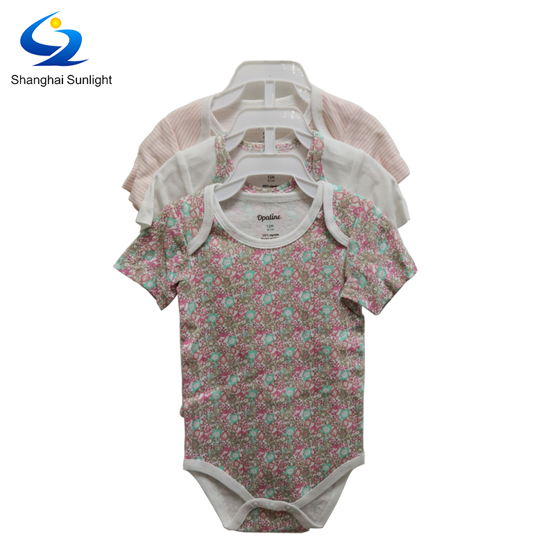 Comfortable and Cute 100% Cotton Longsleeve Infant Bodysuit with Ruffle Detailing