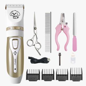 Buy cheap Dog Pet Grooming Electric Hair Clippers ROHS Ceramic Blade Skinsafe 1200mAH product