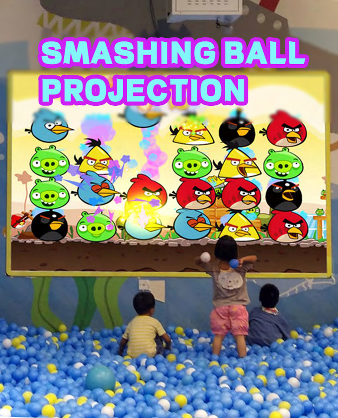 Kids Indoor Playground Park 3D Interactive Ball Game Big Floor Wall Projection Games