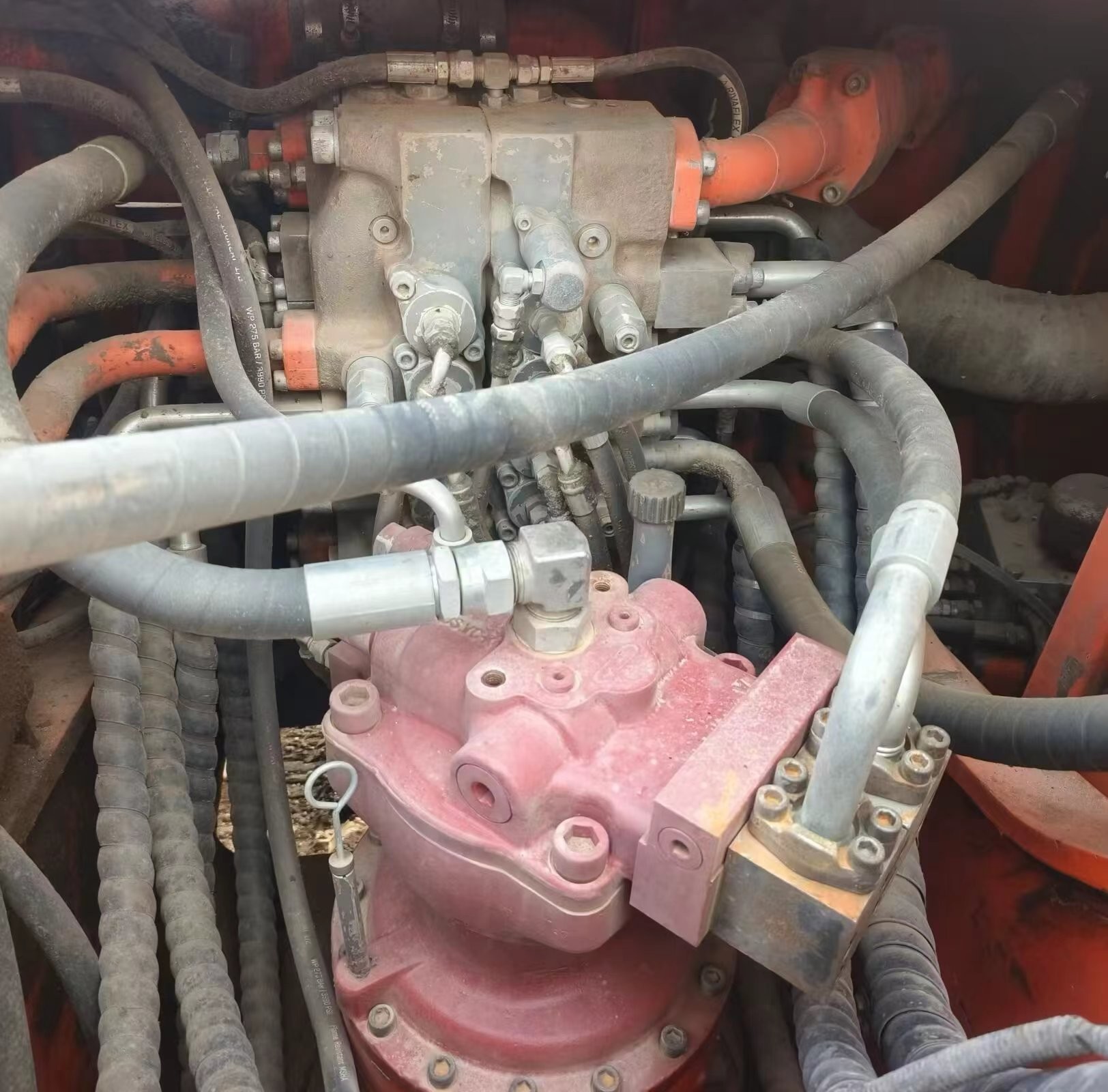 The Doosan Excavator Used By The Original Doosan DX225LC Excavator In South Korea