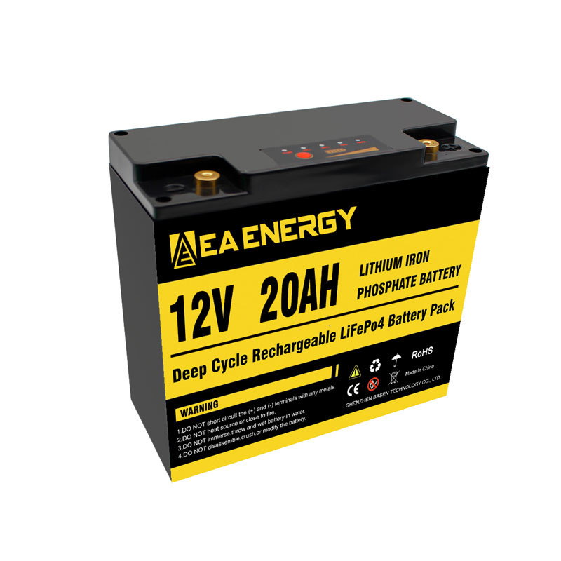 Li Phosphate 256Wh Deep Cycle LiFePO4 Battery For Fish Finder RV