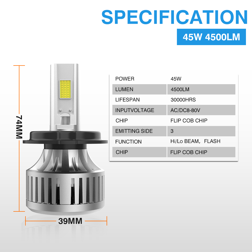 Fan Cooling Die Cast Aluminum Motorcycle Lighting System With White Light Color