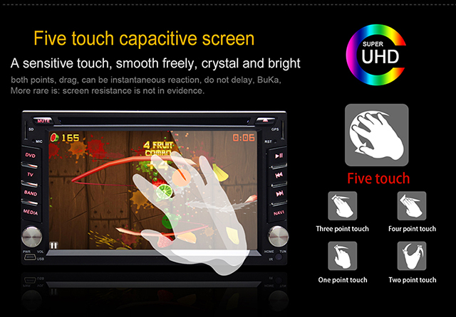 Ouchuangbo Auto Radio Player for Universal Car DVD Android 4.2 Sat Navigation Stereo System OCB-2812B