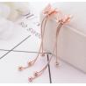 Buy cheap Fashionable Stud Butterfly Jewelry , Ball Dangle Tassel Stainless Steel Earring, from wholesalers