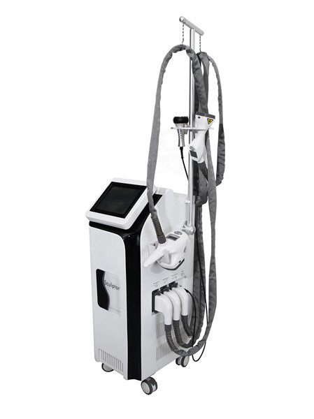 1 To 5MHz 6 In 1 40K Vacuum Cavitation Machine Body Slimming , Vacuum Roller Slimming Machine