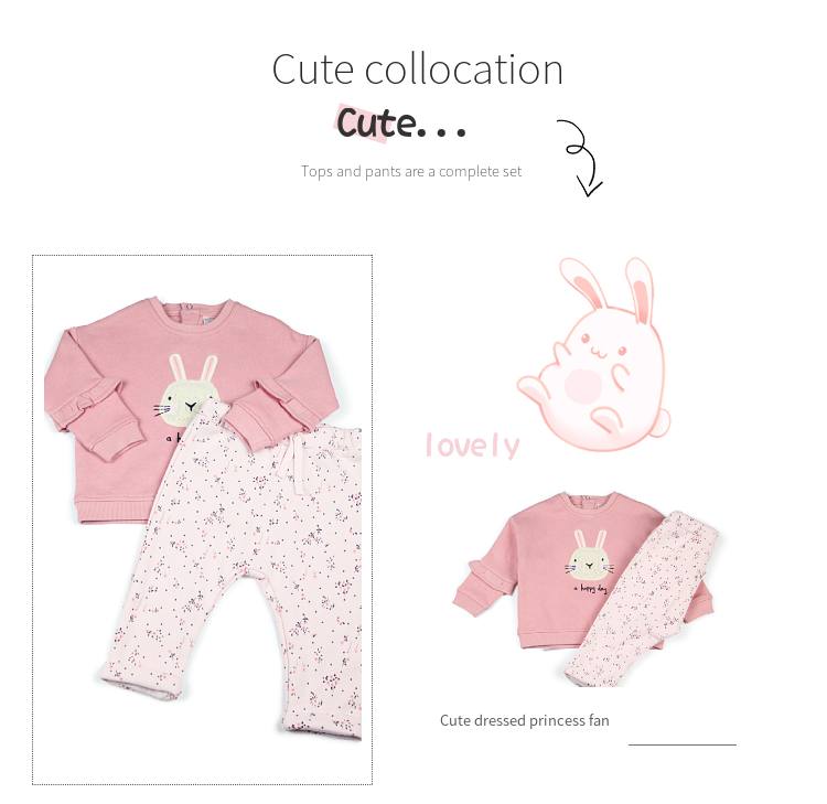Seasonal Style Baby Girls' Clothing Sets for 1 Year Top and Pants Winter Arrival
