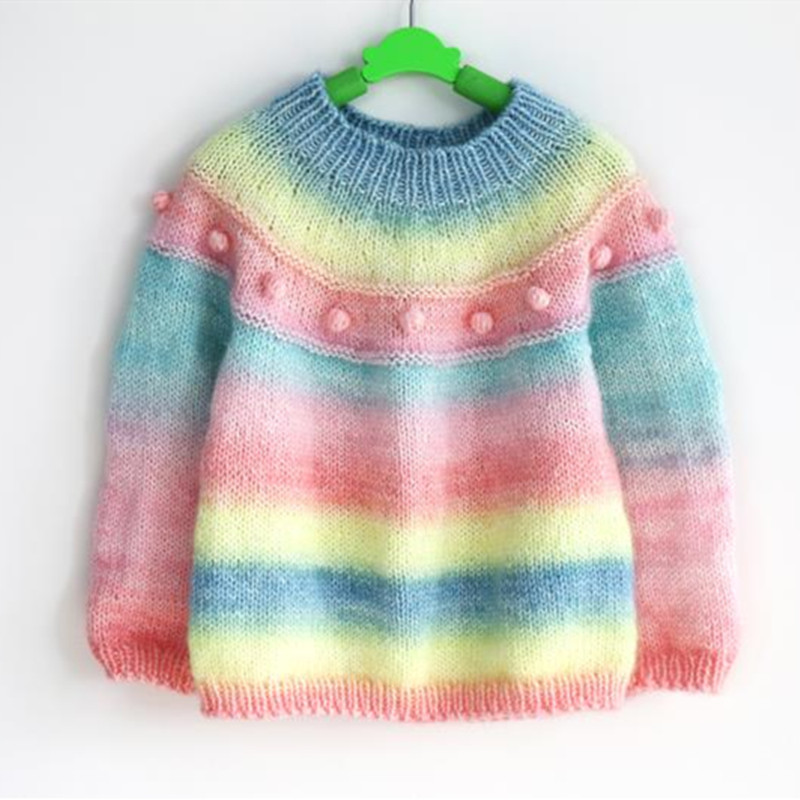 Dyed Flag Yarn Crochet Cotton Acrylic Blend Yarn Hand Knitting