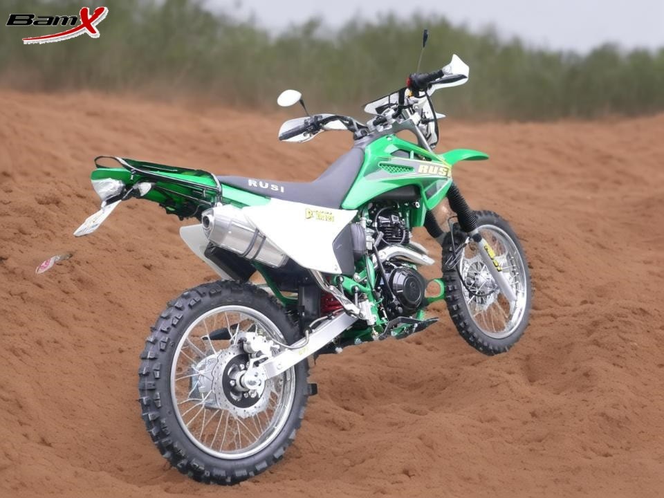125cc 4 Stroke Enduro Sport Motorcycle Rear Suspension 150cc Dual Sport Double Disc Brake Mono