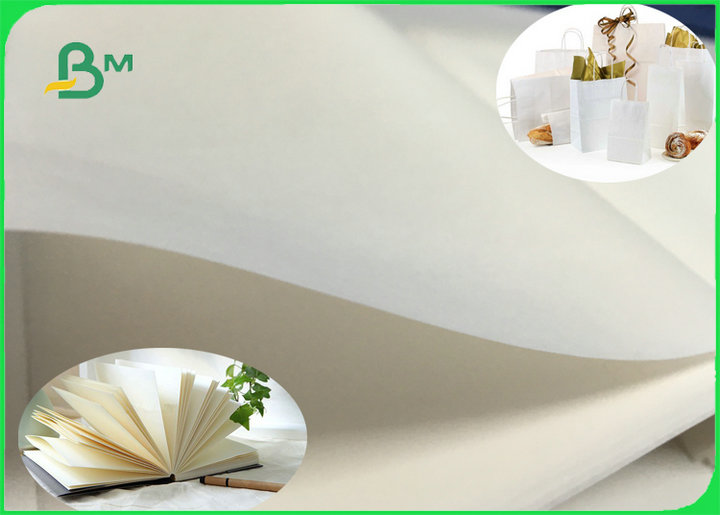 Pure Wood Pulp Food Safe White Kraft Paper Roll For Packaging FDA Certified