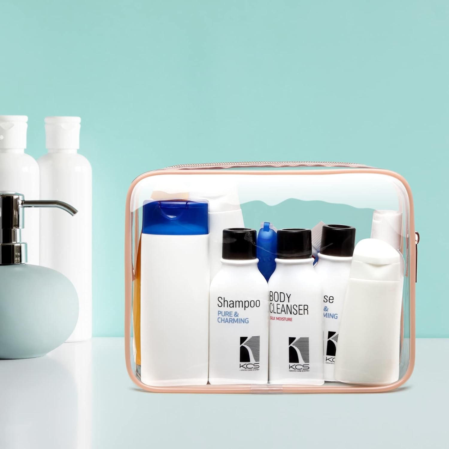 Waterproof Shockproof protective &Storgae Lager capacity toiletry bag
