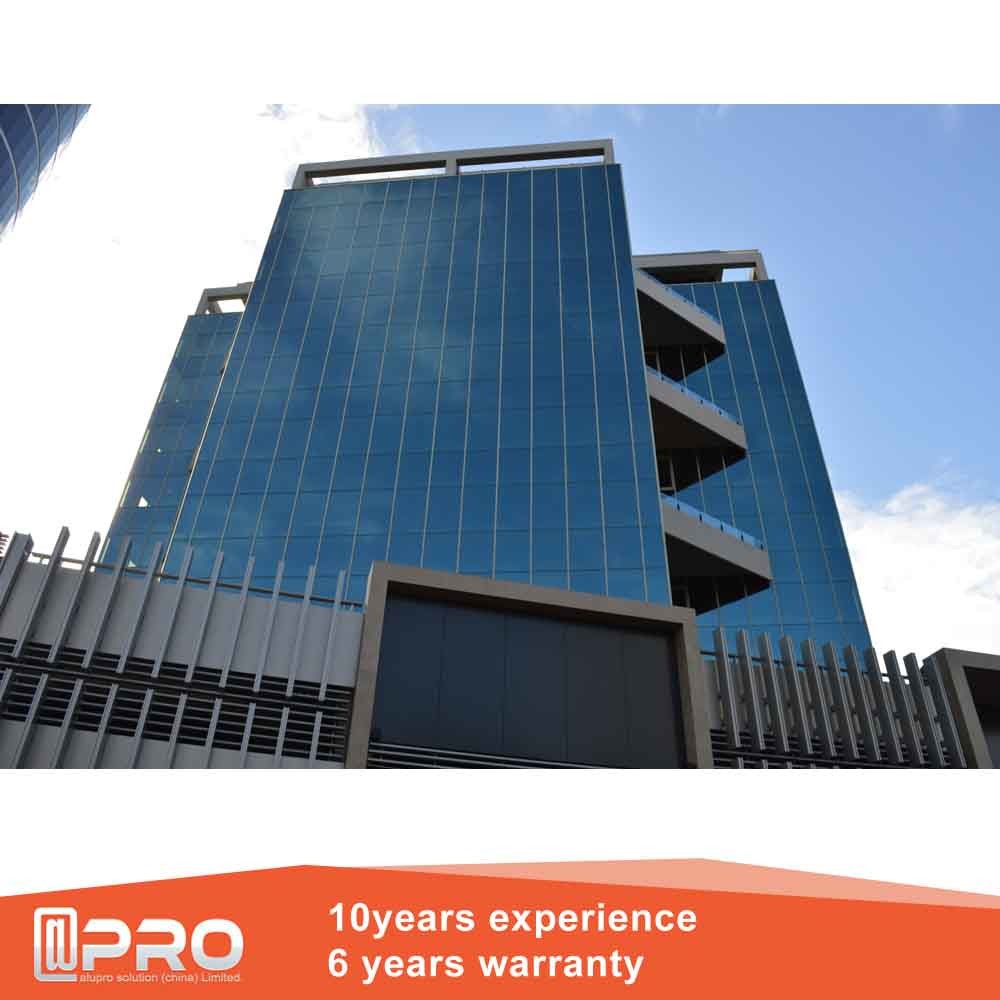 Unbreakbale Exterior Curtain Wall , Safety Customized Full Glass Curtain Wall