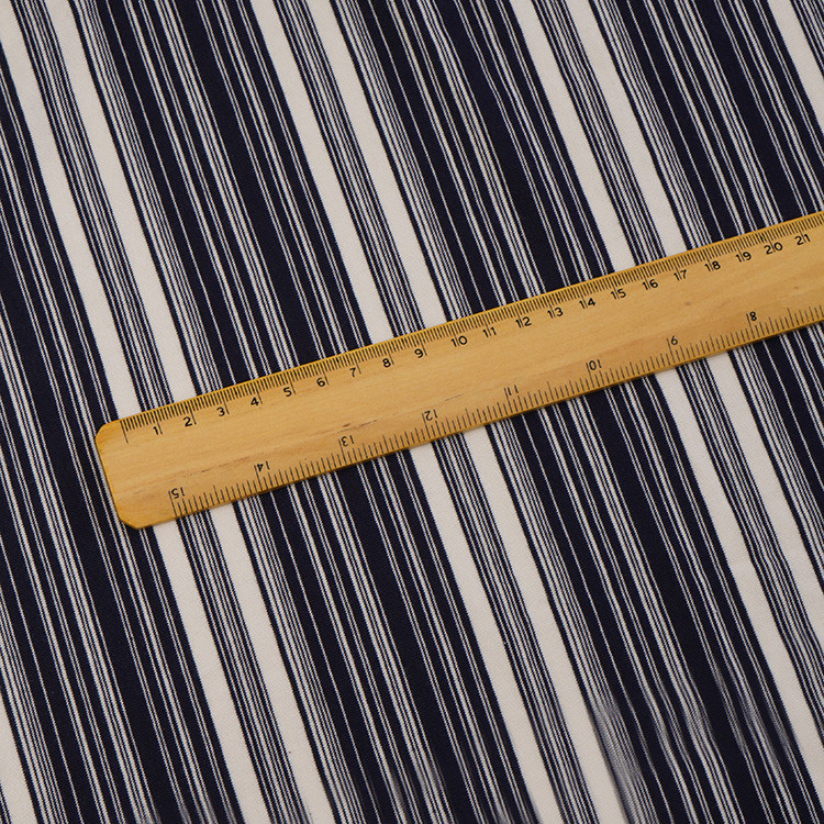 Soft And Fashion Striped 100% Cotton Smooth Single Jersey Fabric For T-Shirt